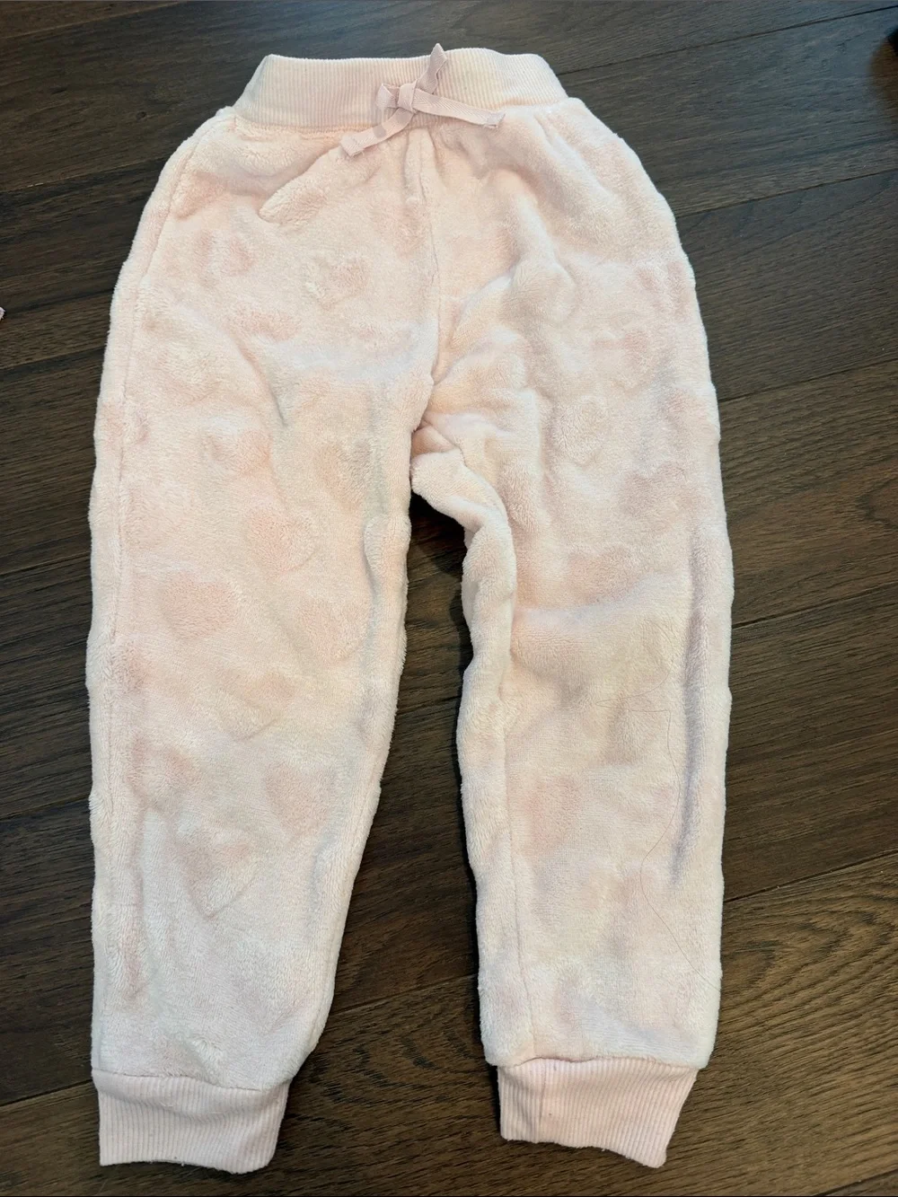 BCBGirls 2 Piece Plush Heart Sleep Set Pink Size XS 5/6 - C45-082